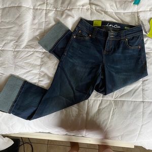 dark blue inc jeans